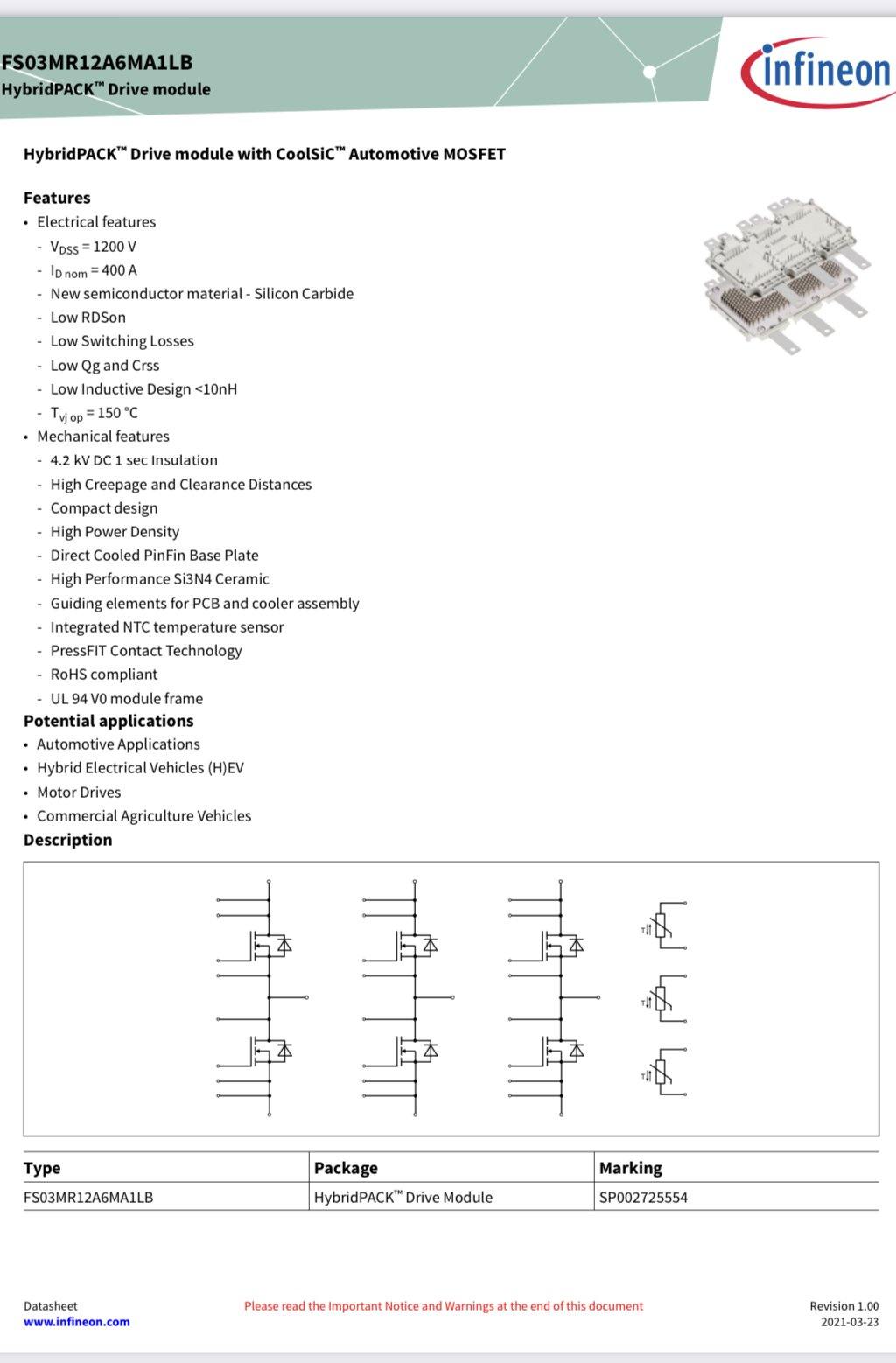 F423MR12W1M1B76BPSA1 - Kimchimafia Electronics  